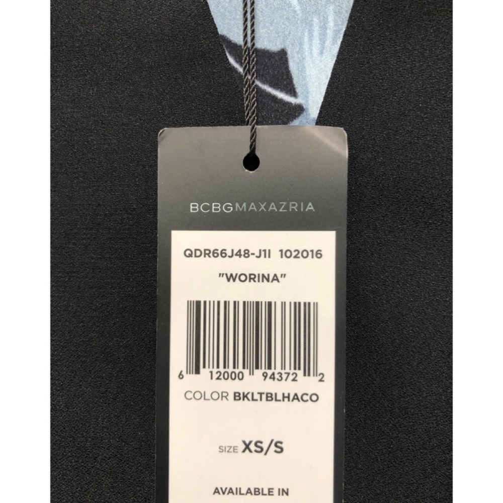 BCBG Worina Ginkgo Kimono Sleeve Tunic Dress XS/S - Picture 7 of 8